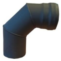 BRICOSAN Cot pentru tub de evacuare gaze arse, DN100, 90 grade, destinat cazanelor pe peleti (10771982)