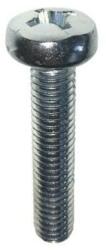  Surub metric zincat bombat M4x20 (10buc)