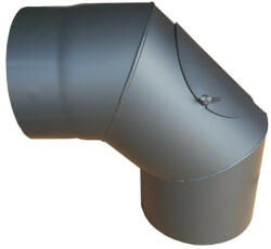 BRICOSAN Cot pentru burlan din tabla de otel 180 mm x 90 grade (COT.BURLAN.180/90)