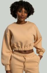 GymBeam STRIX Hanorac pentru femei Lunar Cropped Sandshell XS