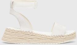 Calvin Klein Jeans szandál SPORTY WEDGE ROPE SU CON fehér, női, platformos, YW0YW00977 - fehér Női 40