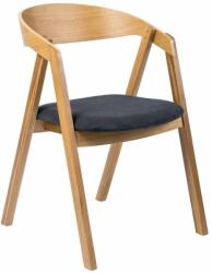 Formwood Henry natúr tölgy fotel szürke szövet üléssel (ART05585-09-231)