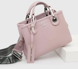 Emporio Armani bőr táska lila - rózsaszín Univerzális méret