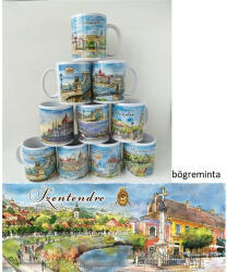Czworka Porcelánbögre, Szentendre Duna Korzó és Fő tér Kalmárkereszt