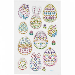 CCHOBBY Gyémánt matrica, húsvéti tojások, 10x16cm (CRC-284036) - mesescuccok
