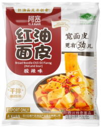  Széles Tészta Chili Olaj Ízű (Csípős és Savanyú), 115gr (Baijia a Kuan) (6926410320115  14/10/2025 (40+20db) 17/11/2025 (40db))