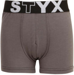 Styx Sötét szürke gyerek boxeralsó Styx sport gumi (GJ1063) 4-5 éves