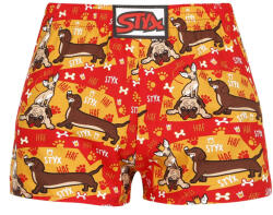 Styx gyerekek bő szárú boxeralsók Styx art klasszikus gumipánt kutyák (J1554) 12-14 éves