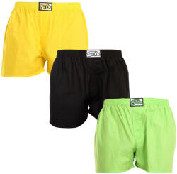 Styx 3PACK tarka férfi klasszikus boxeralsó Styx klasszikus gumi (3A09089) XL