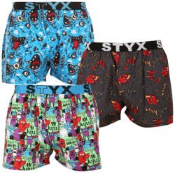 Styx 3PACK Tarka Férfi boxeralsó art Styx sport gumi (3B14125) M