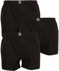 Horsefeathers 3PACK Férfi bő szárú boxeralsók Horsefeathers Manny fekete (AM165A) XL