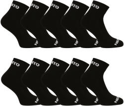 Nedeto 10PACK FeketeNedetoboka zokni (10NDTPK001-brand) XL