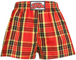 Styx Gyermek bő szárú boxeralsók Styx klasszikus gumipánt többszínű (J1014) 4-5 éves