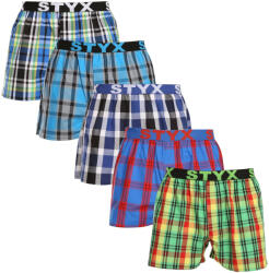 Styx 5PACK Tarka férfi klasszikus boxeralsó Styx sport gumi (5B1167890) XXL