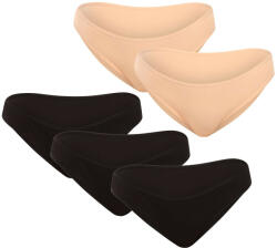 Nedeto 5PACK női bugyi Nedeto többszínű (5NK002) XXL