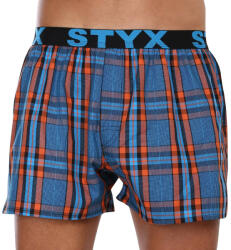 Styx Férfi bő szárú boxeralsók Styx sportos gumipánt többszínben (B1010) L