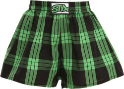 Styx Gyermek bő szárú boxeralsók Styx klasszikus gumipánt többszínű (J911) 4-5 éves