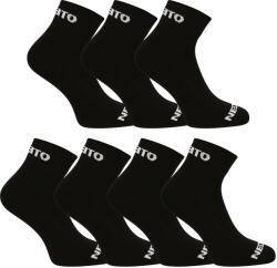 Nedeto 7PACK FeketeNedetoboka zokni (7NDTPK001-brand) M