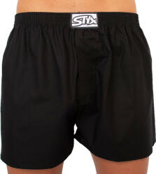 Styx Fekete férfi klasszikus boxeralsó Styx klasszikus gumi (A960) XL