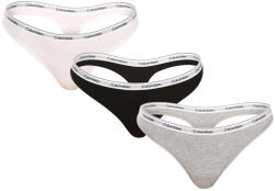 Calvin Klein 3PACK női tanga Calvin Klein többszínű (QD5209E-MPI) 3XL