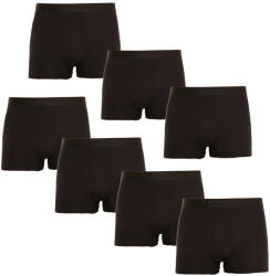 Nedeto 7PACK Férfi boxeralsó Nedeto fekete (7NB001) XXL