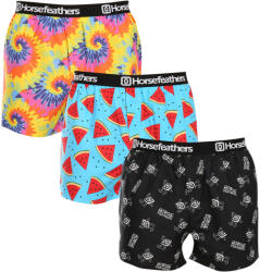 Horsefeathers 3PACK Férfi bő szárú boxeralsók Horsefeathers Frazier Bundle 3 (AM096E) XL