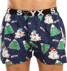 Styx Karácsony art férfi klasszikus boxeralsó Styx sport gumi (B1450) XXL