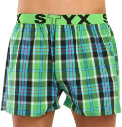 Styx Férfi bő szárú boxeralsók Styx sportos gumipánt többszínben (B839) L