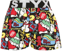 Styx Karácsony art gyerek klasszikus boxeralsó Styx sport gumi (BJ1450) 4-5 éves
