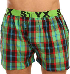 Styx Férfi bő szárú boxeralsók Styx sportos gumipánt többszínben (B904) M
