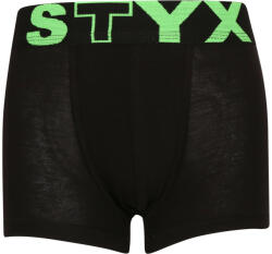 Styx Fekete gyerek boxeralsó Styx sport gumi (GJ962) 9-11 éves