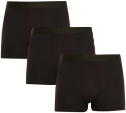 Nedeto 3PACK Férfi boxeralsó Nedeto fekete (3NB001) 5XL