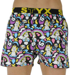 Styx Férfi bő szárú boxeralsók Styx art sportos gumipánt Unicorn (B1158) L
