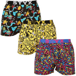 Styx 3PACK Tarka Férfi boxeralsó art Styx sport gumi (3B13001) XL