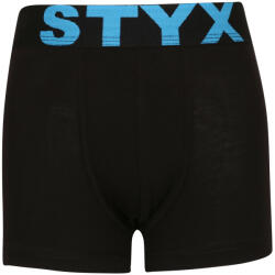 Styx Gyerek boxeralsó Styx sportos gumipánt fekete (GJ961) 12-14 éves