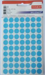 Tanex Etichete autoadezive color, D13 mm, 700 buc/set, Tanex - albastru (TX-OFC-129-BL) - officeclass