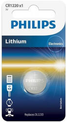 Philips Baterie Lithium Cr1220 Blister 1 Buc Philips (ph-cr1220/00b) - cadouriminunate Baterii de unica folosinta