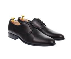 Lucas Shoes OFERTA MARIMEA 41 - Pantofi barbati eleganti, cu siret, din piele naturala maro - L703MARO - ellegant
