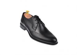 Ellion OFERTA MARIMEA 44 - Pantofi barbati office, eleganti din piele naturala, LSIR020NEGRU - ellegant