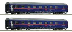 Roco Комплект от 2 спални вагона Nightjet, ÖBB/SBB (6200021)