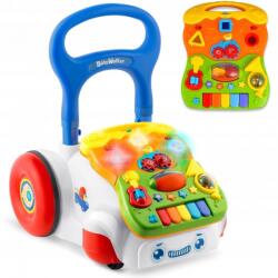 RicoKids Antemergator 2 in 1 cu diverse activitati si muzica Ricokids RK-744 - Alb (EDI774400)