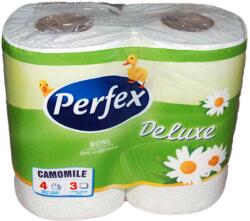 Perfex 4 tekercses kamilla illatú 3 rétegű toilettpapír