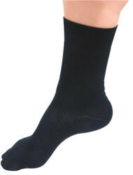 Vivamax Silver Socks Long" ezüstszálas zokni fekete (39-42)