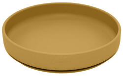 PETITEMARS PETITE&MARS Szilikon tányér tapadókoronggal TAKE&MATCH Intense Ochre 6m+ - vital24