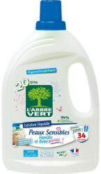 L'Arbre Vert folyékony mosószer érzékeny bőrre a családnak és a babának 1530 ml - nutriworld