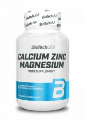 BioTechUSA calcium-zinc-magnesium tabletta 100 db
