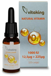 Vitaking k2+d3+k1 vitamin csepp 10 ml