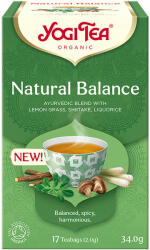 YOGI TEA bio tea természetes egyensúly 17 db 34 g