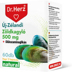 Dr. Herz Dr. herz zöldkagyló kivonat 500 mg kapszula 60 db