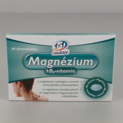 1x1 vitaday magnézium+b6-vitamin filmtabletta 30 db - nutriworld